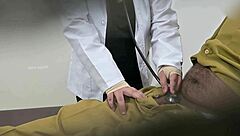 doctor gets cozy with his patient