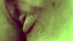 I'm watching Katrina finger her young wet pussy in kitchen!