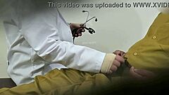 doctor gets cozy with his patient