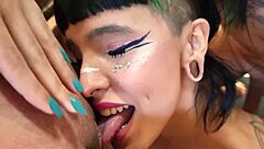 hot blonde mom and her busty daughter seduce me in kitchen for wild threesome fuckfest!