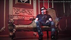 alex angel strips dances kisses in steamy bathroom group play