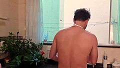 hot blonde mom and her busty daughter seduce me in kitchen for wild threesome fuckfest!