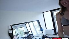 cuck hubby shocks milf wife with bbc gym buddy hardcore pounding 💦