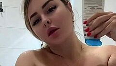 damn this milf wife with monster natural tits craves two cocks poolside