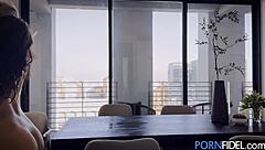 submissive teen lexi victoria begs for rough doggystyle pounding on her big tits and ass