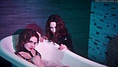 alex angel strips dances kisses in steamy bathroom group play