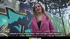 Think this fake agent can really handle charlie forde's big ass in that room?