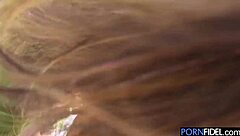 early morning kinky girlfriend isabella nice chokes on sloppy outdoor deepthroat lick