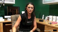 Alexis Grace Bound Blindfolded as New Guinea Pig Patient in Latex Nurse Play