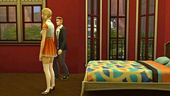 Hot BLONDE TEEN invites colleague home for CREAMPIE study fuck