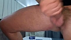 you won't believe this hung guy's closeup huge cock stroke anal play massive cumshot