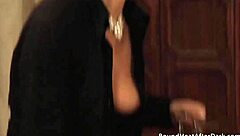 wanna see me spank this bound blonde slave's ass and finger her pussy hard?