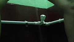 close up tongue diving into wet shaved pussy lips for intense licking pleasure