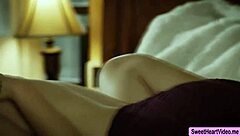 Lesbian girlfriends worship asses with facesitting and pussy licking on bed