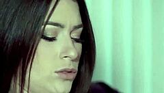 yo he's slamming that cock deep into lacey channing's tight pussy and throat non-stop