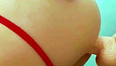 perfect latina teen booty bent over riding that dildo doggystyle till wet orgasm