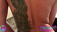 wifey struts naked past me to bathroom in homemade couple clip such a brave tease