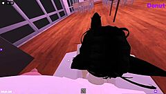 Man fucking in Roblox classroom feels so wrong but damn it's hot and intense