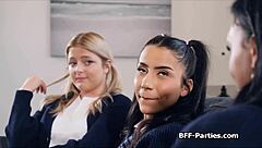 besties share bfs monster cock in hardcore group tittyfuck and riding reality fun