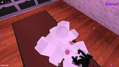 Man fucking in Roblox classroom feels so wrong but damn it's hot and intense