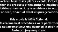 Alexis Grace Bound Blindfolded as New Guinea Pig Patient in Latex Nurse Play