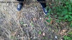 oh wow, us three girlfriends in bikini shorts jeans rub our hairy pussies outdoors till orgasm