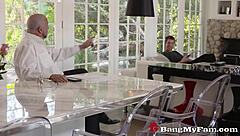 STEPMOM BRITNEY AMBER GETS STEPSON COCK IN FAMILY HOME VISIT FUCK?!