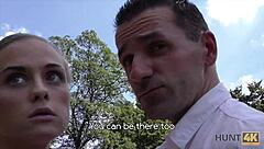 hunt4k. her tiny 18+ butt in tight jeans traded for quick cash sex