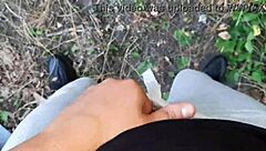 oh wow, us three girlfriends in bikini shorts jeans rub our hairy pussies outdoors till orgasm