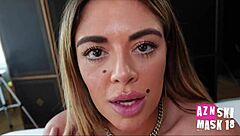 we just met and i blasted so much cum on vivianne desilva's face!