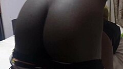 Naughty son sneaks up on hot house girl! 😈🍑