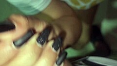 colombian bride with big ass and natural tits skips cleaning to get fucked homemade