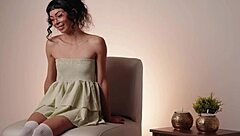 oh man first time anal with cindy luna in casting it's so tight and she's moanin like crazy gaps open wide