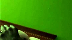 He gropes her big ass and swollen pussy in this twisted session she can't resist