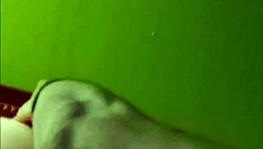 He gropes her big ass and swollen pussy in this twisted session she can't resist