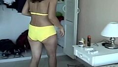 Stepbrother Caresses Relaxing Stepsis on Beach Then Fucks Creampie