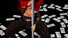 bbw with big ass and tits dances then gets ripped clothes and bbc creampie at strip club 💃🍑