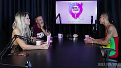 uhh compilados with caroleta roots on bora cast bruna carlos part 2 watch her sheer red lingerie gettin wild