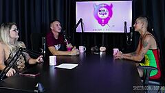 uhh compilados with caroleta roots on bora cast bruna carlos part 2 watch her sheer red lingerie gettin wild