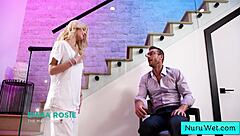 emma rosie nuru gel rub on naked body