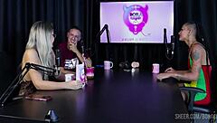 uhh compilados with caroleta roots on bora cast bruna carlos part 2 watch her sheer red lingerie gettin wild