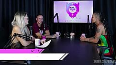 uhh compilados with caroleta roots on bora cast bruna carlos part 2 watch her sheer red lingerie gettin wild