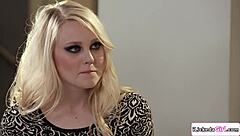 Teen Model Scissored Intensely by Horny Lesbian Boss