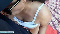 wanna see my tits flashing then sloppy pov blowjob outdoors?