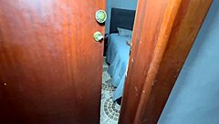 Spying Hot Stepmom Post-Shower Lotion Masturbation Teases Brazilian Latina Tits Pussy