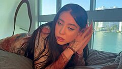 yo freaky stepsis 😈 forgot panties again... bed's gettin' wild tonight 🔥