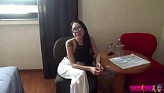 backstage with a big ass venezuelan escort sucking cock and taking cumshots