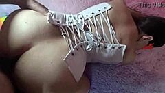 maduro jefe alquila puta esposa latina curvy para anal profundo y doble penetracion brutal