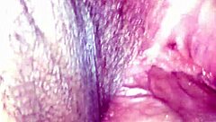 schoolgirl's pretty shaved pussy spread wide for tongue orgasm