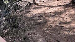 a stranger catches me in the forest and fucks me senseless hard